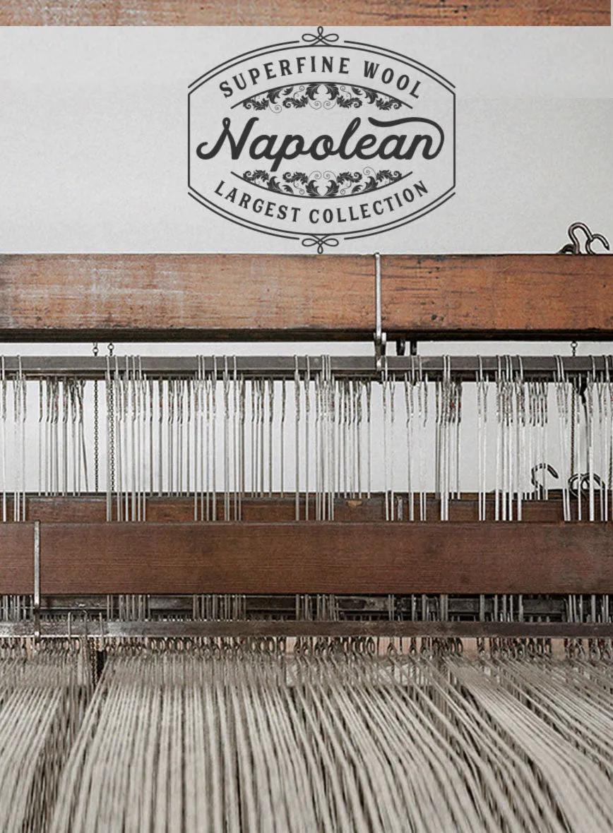 Napolean Gisde Glen Brown Wool Suit