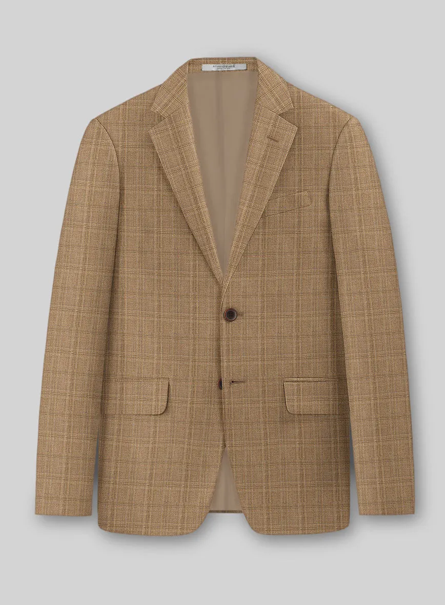 Napolean Gisde Glen Brown Wool Suit