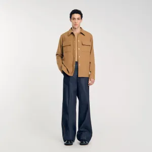 Overshirt Wool Overshirt Wool Camel