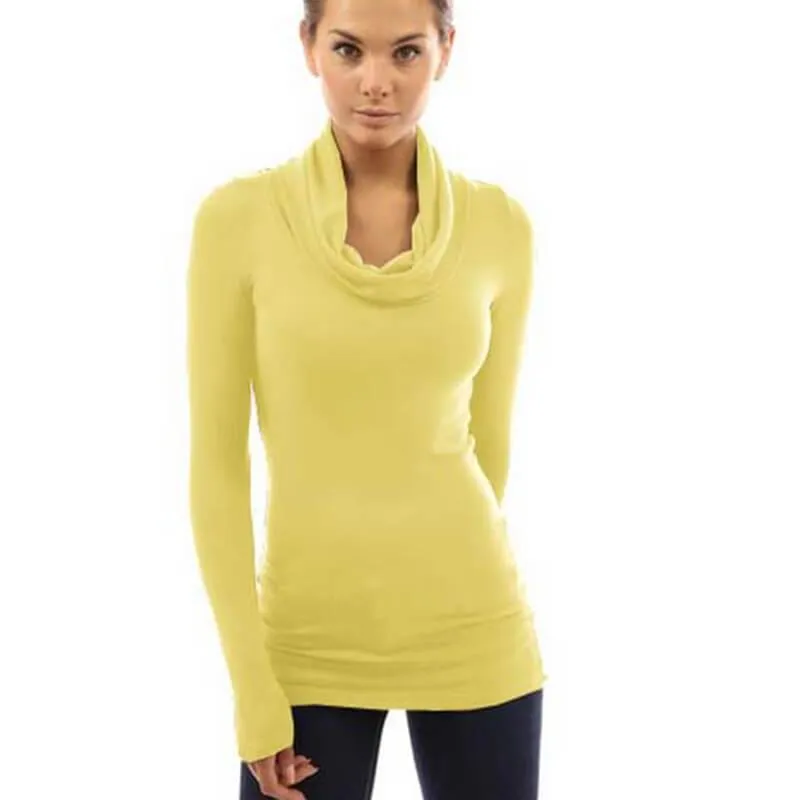 Pile Collar Slim T-shirt
