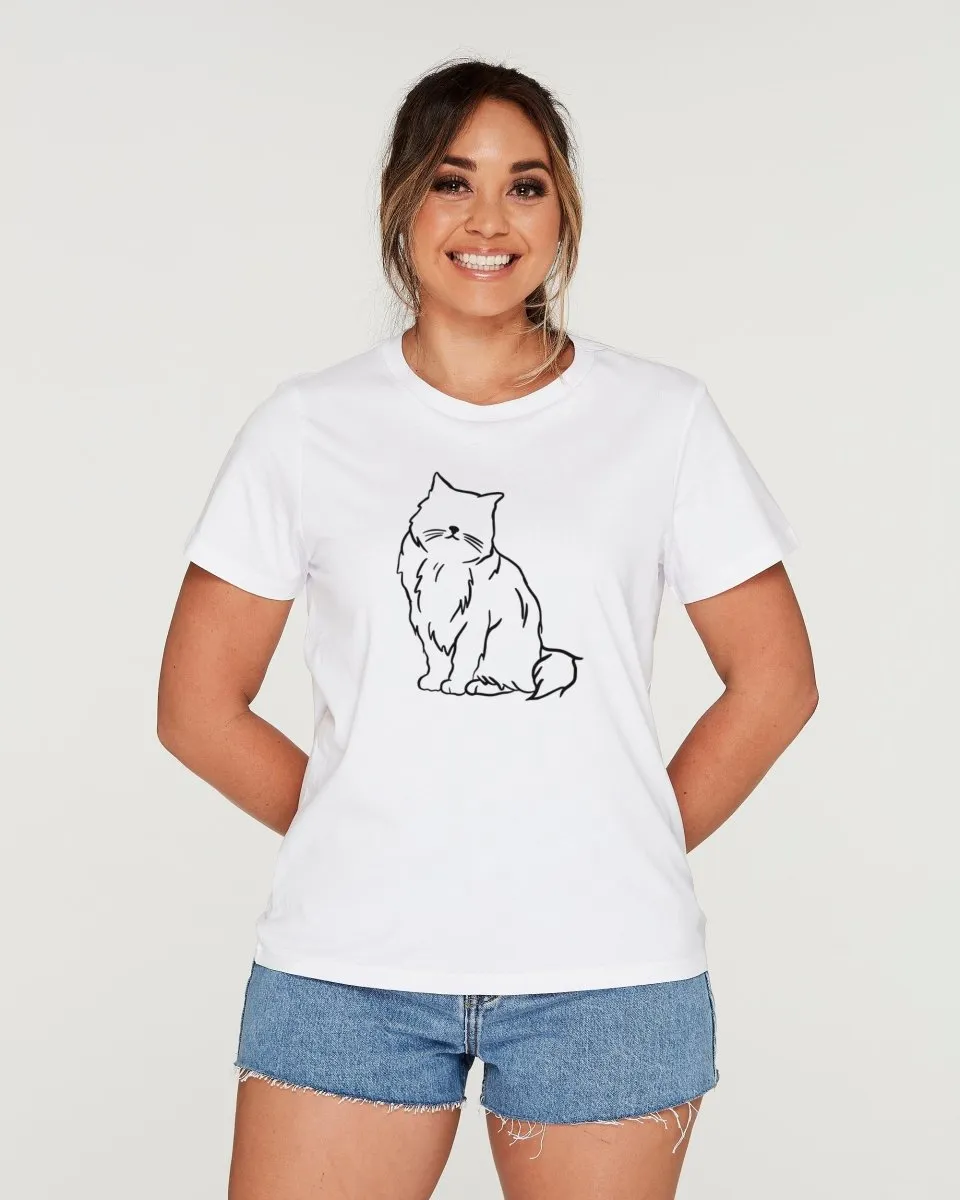Ragdoll Cat Mum Illustration: Classic T-Shirt