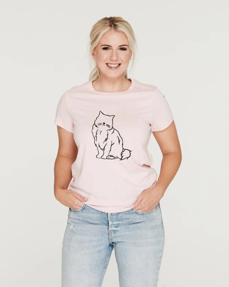 Ragdoll Cat Mum Illustration: Classic T-Shirt