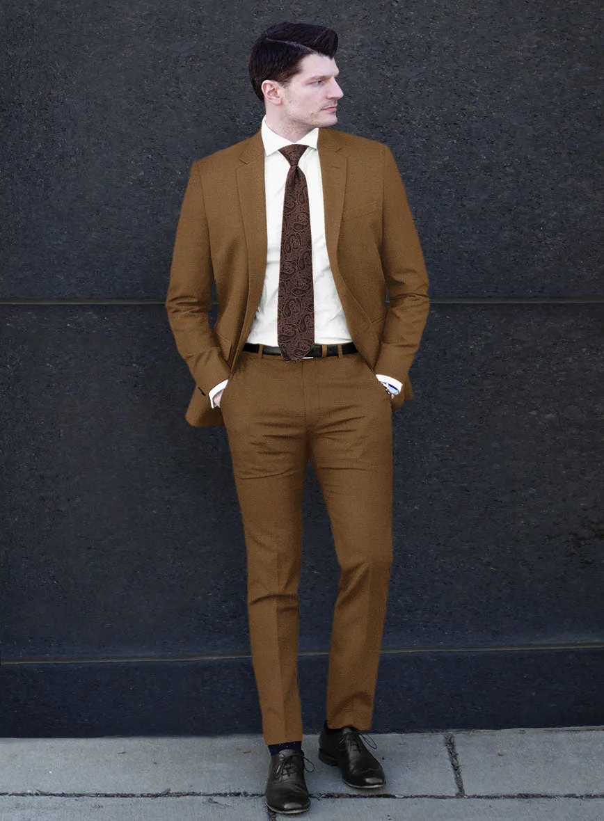 Reda Tan Wool Suit