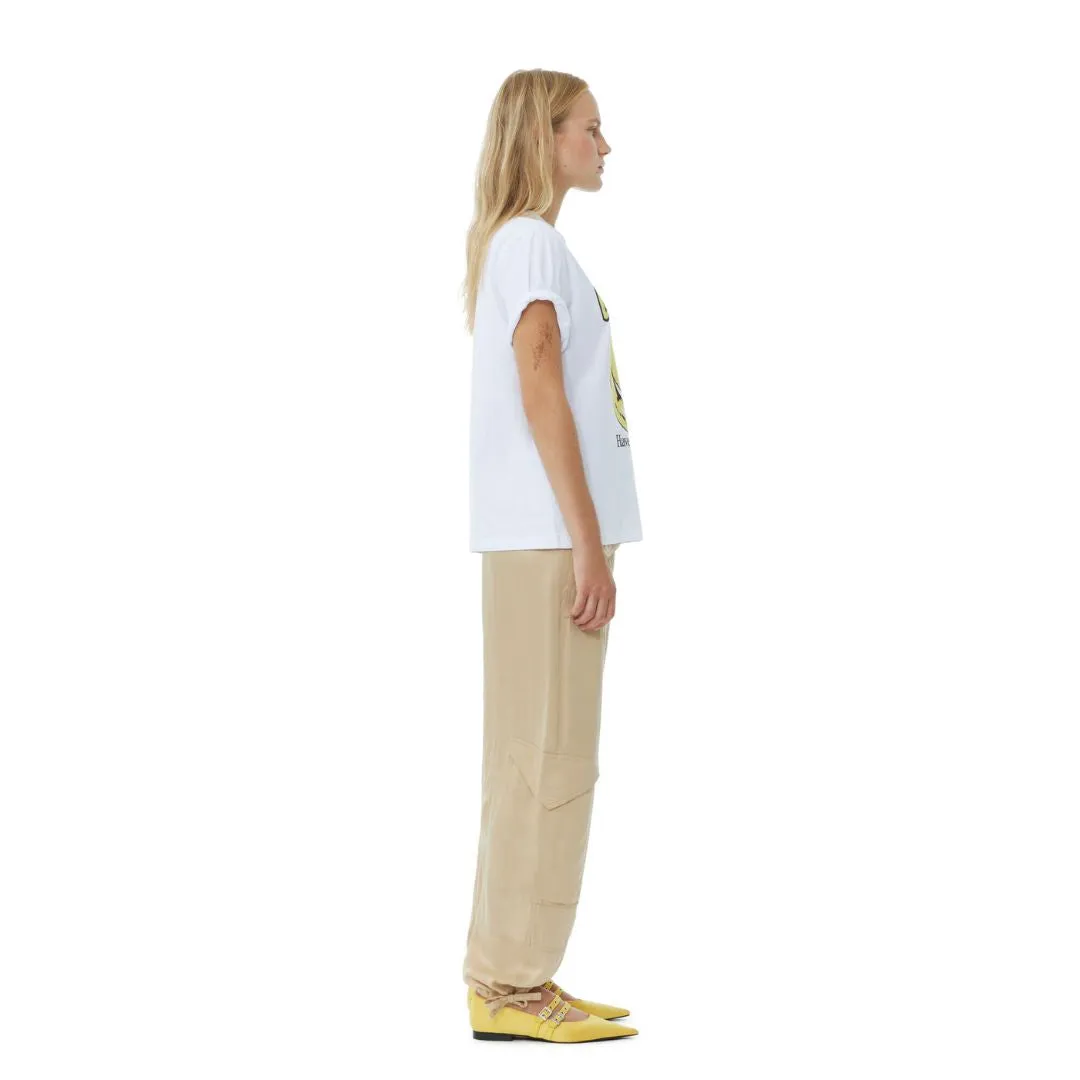 Relaxed Banana T-Shirt (Bright White)