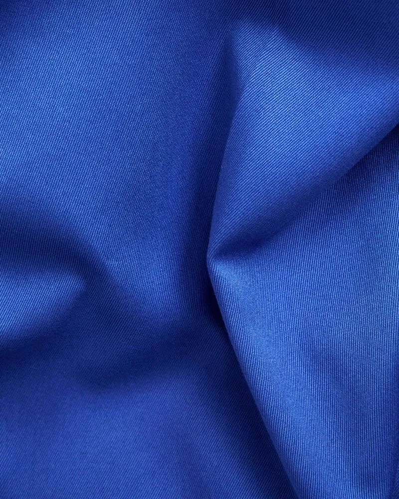 Royal Blue Cotton Trousers
