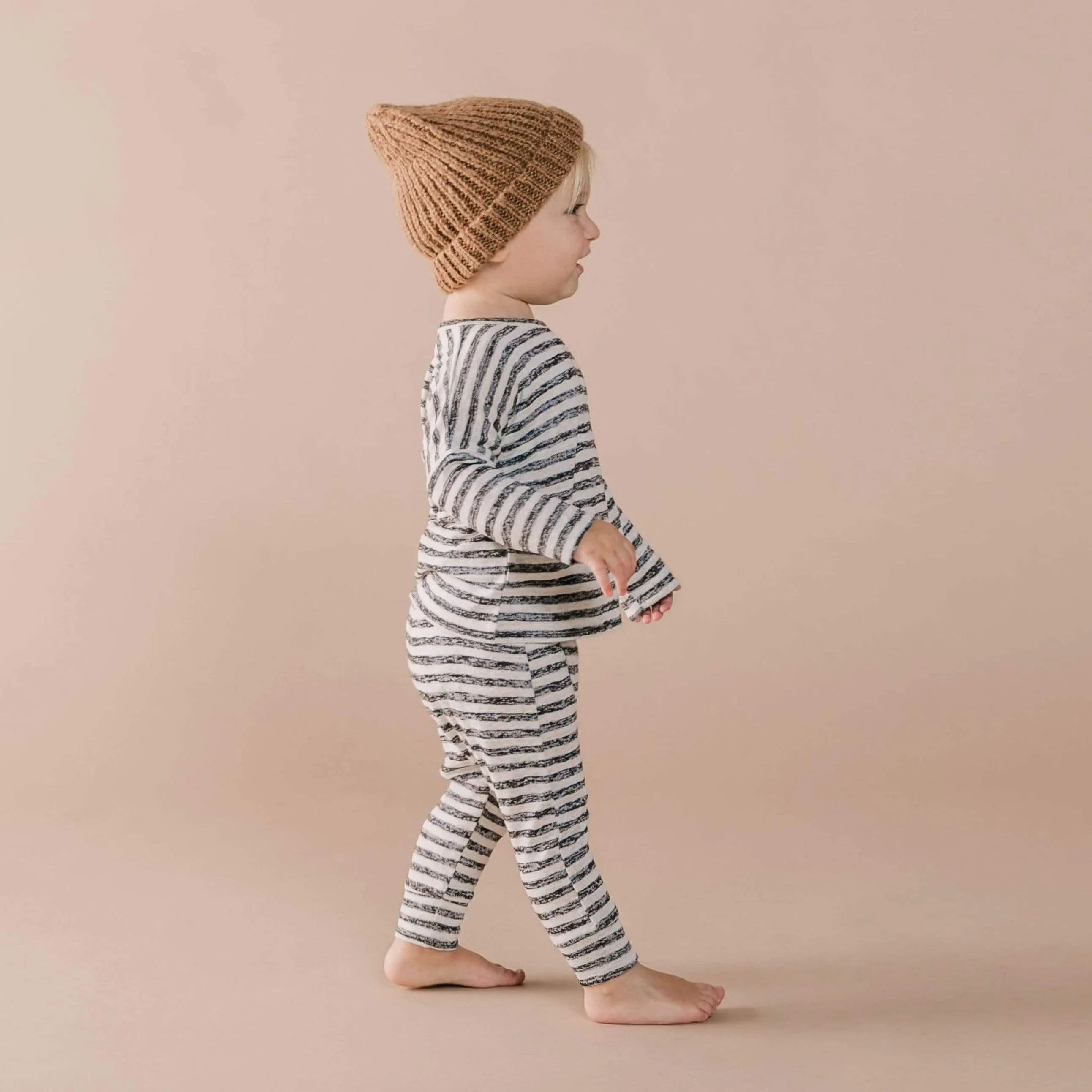 Rylee and Cru Black Striped Dane Baby Boys Pants
