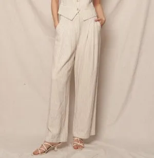 Salt & Sand Tapered Striped Trouser Pant
