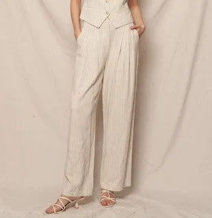 Salt & Sand Tapered Striped Trouser Pant