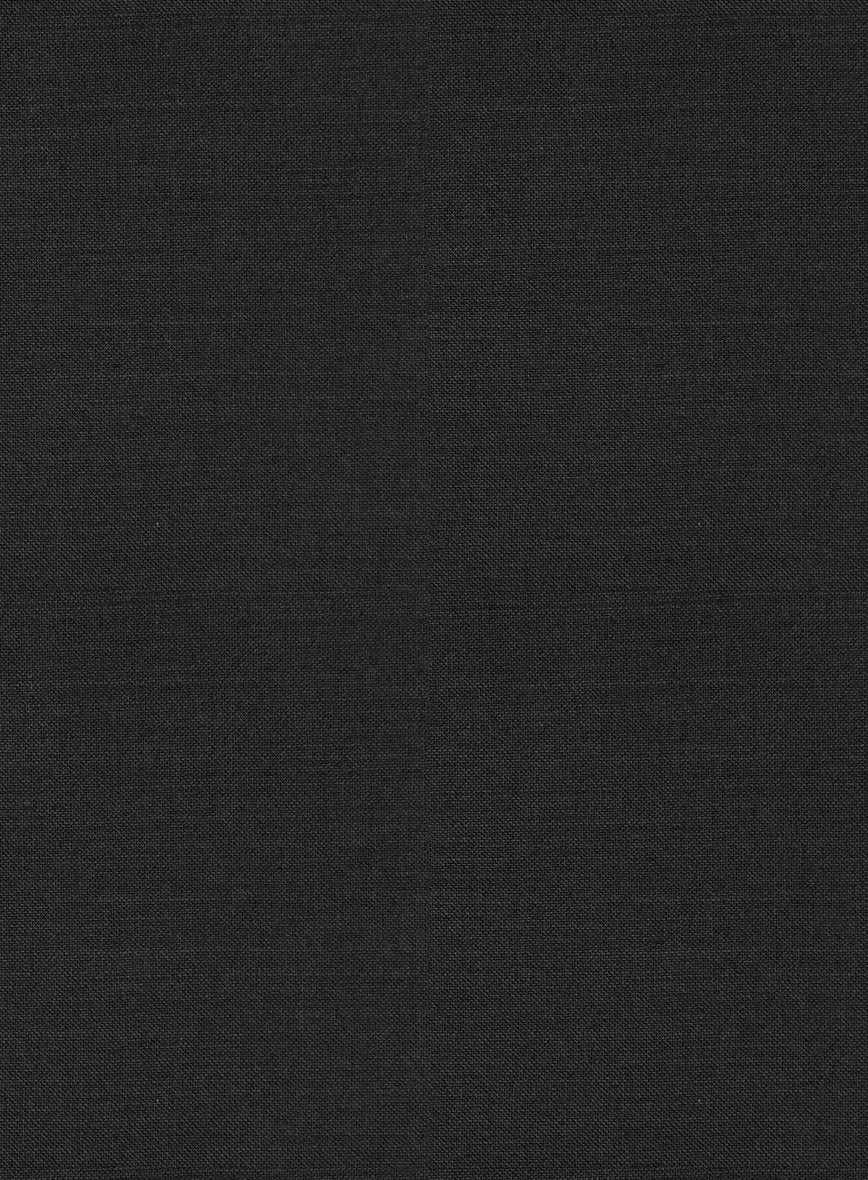 Scabal Cosmopolitan Black Wool Suit