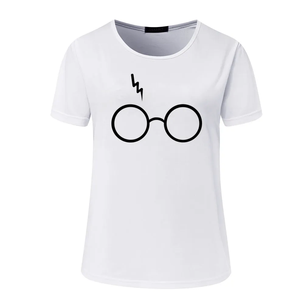 Scoop Print Short Sleeves Regular T-shirt