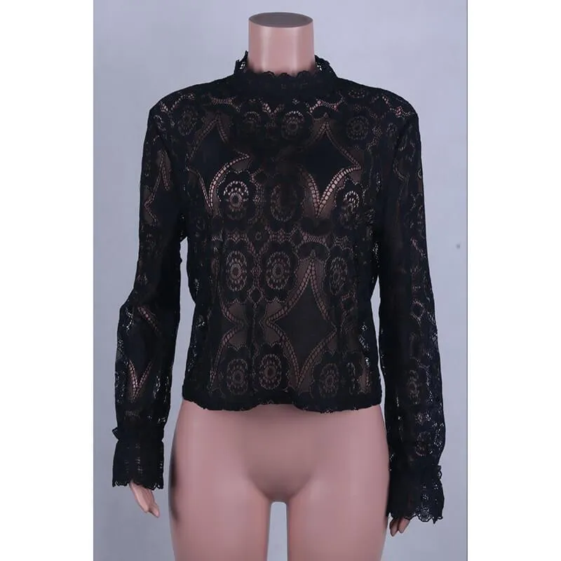 See Through Lace T-shirt