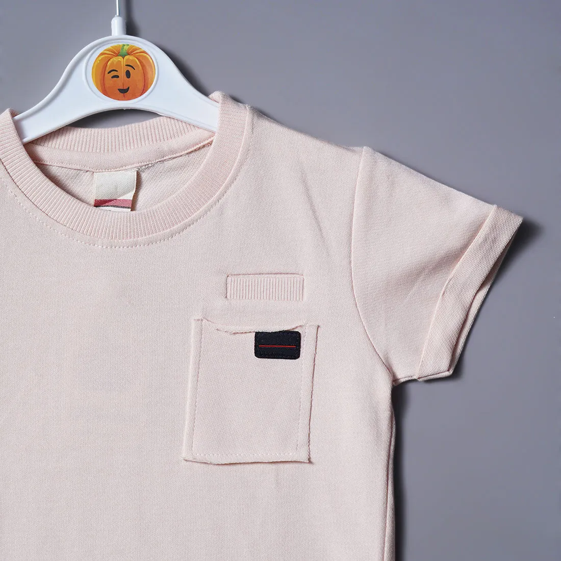 Solid Casual Half Sleeves T-shirt for Boys