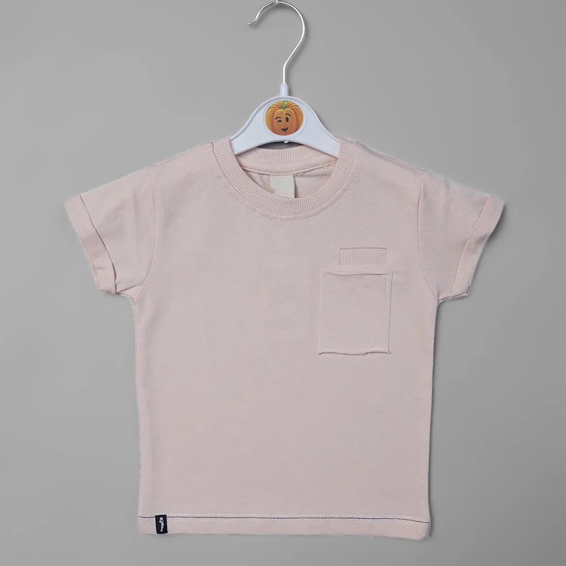 Solid Casual Half Sleeves T-shirt for Boys