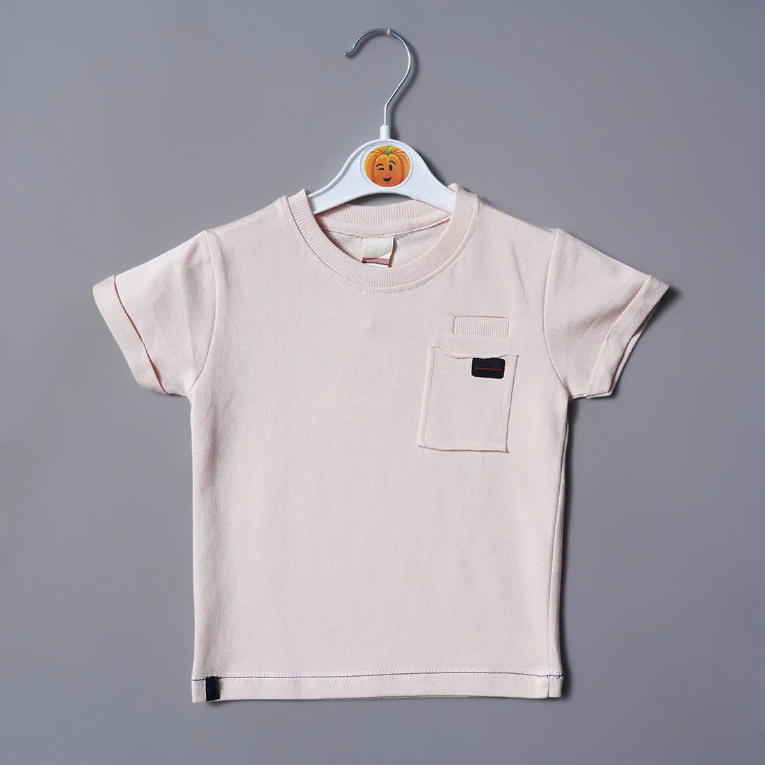 Solid Casual Half Sleeves T-shirt for Boys