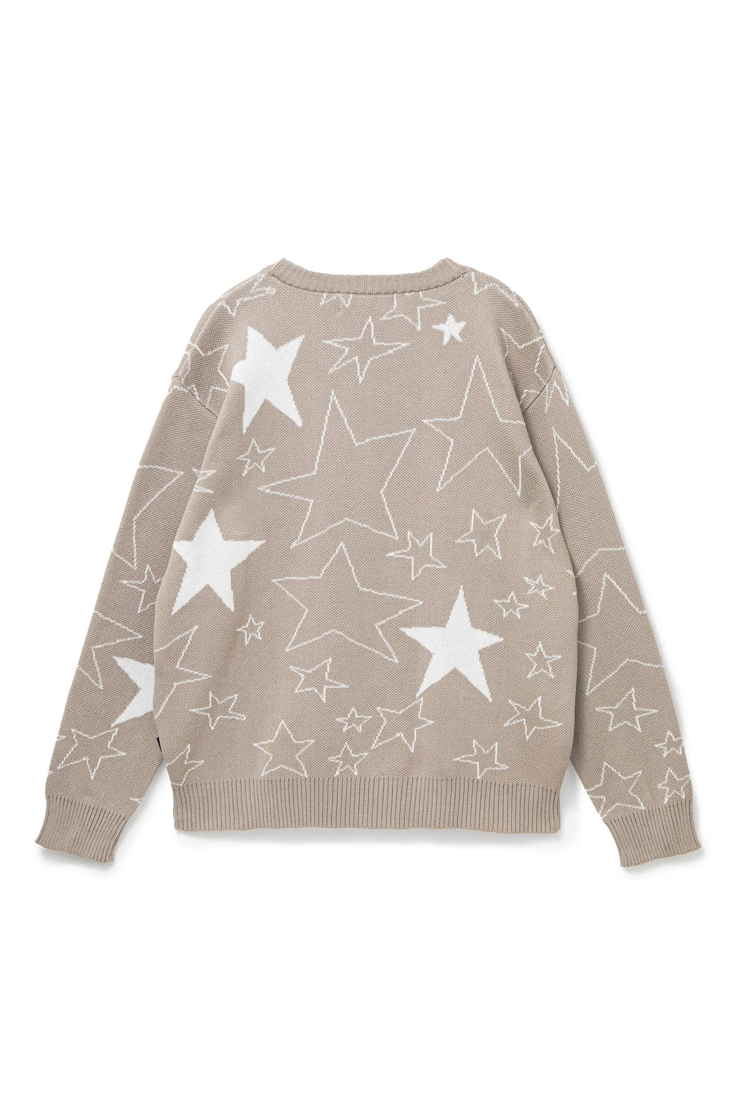 STAR KNIT SWEATER NATURAL