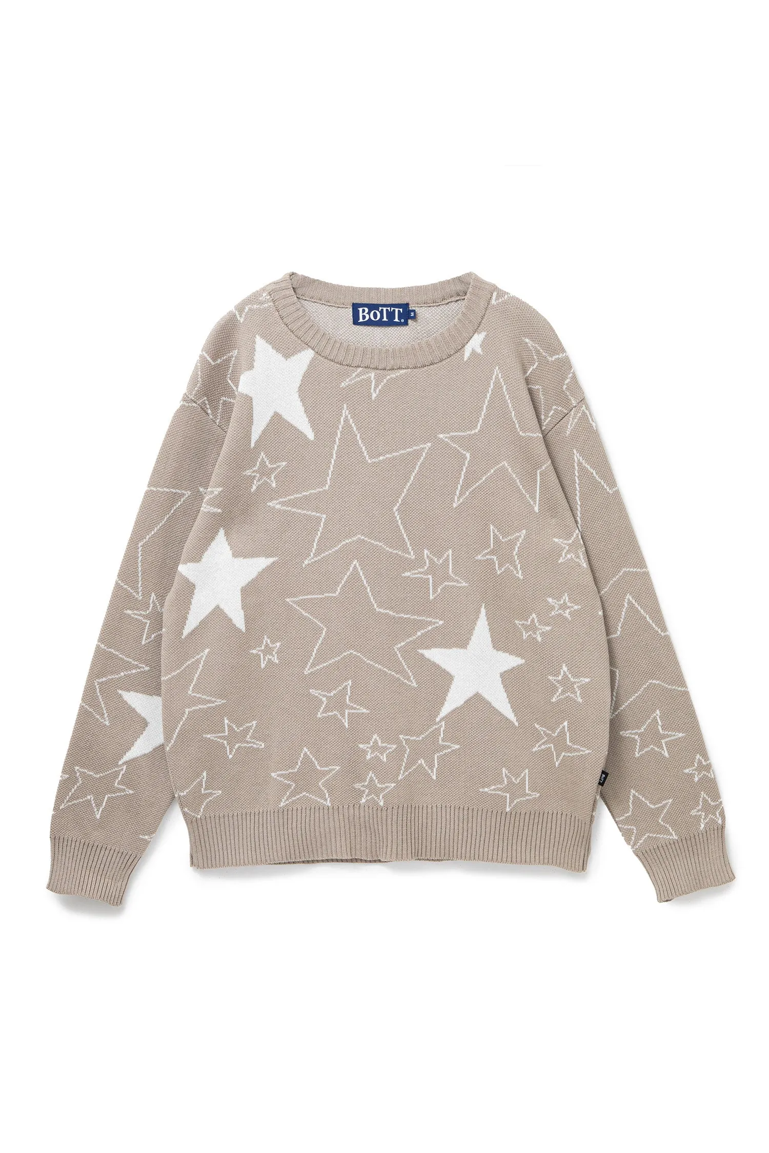 STAR KNIT SWEATER NATURAL