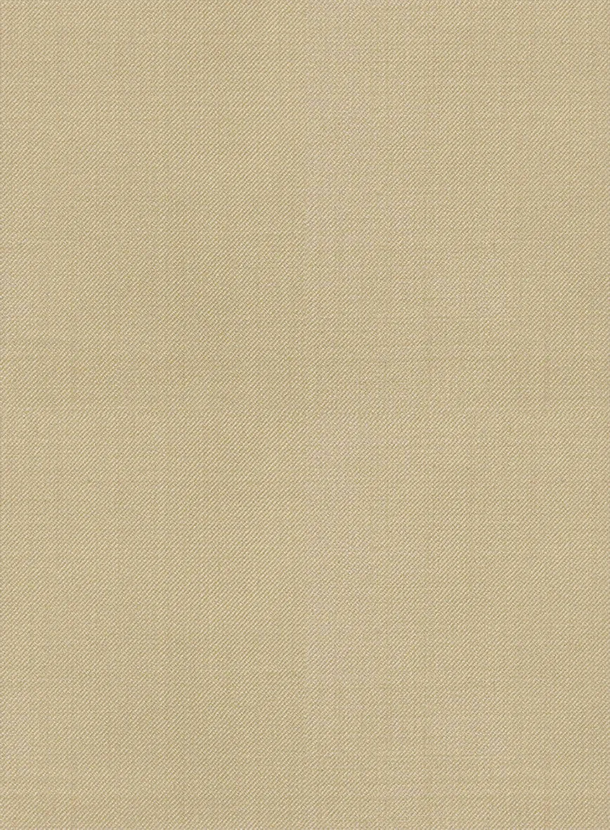 Stretch Beige Wool Highland Trousers