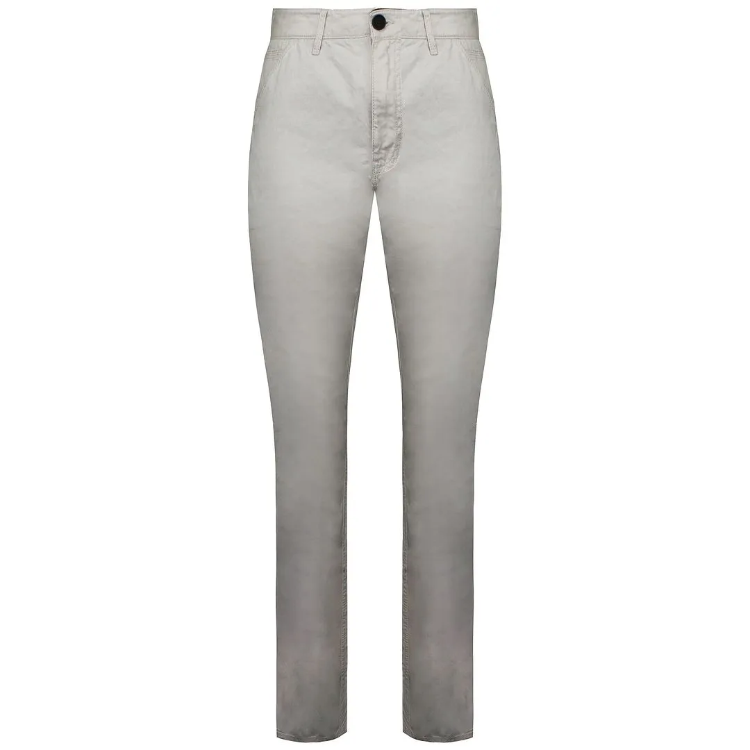 Timberland Regular Fit Mens Cream Linen Trousers