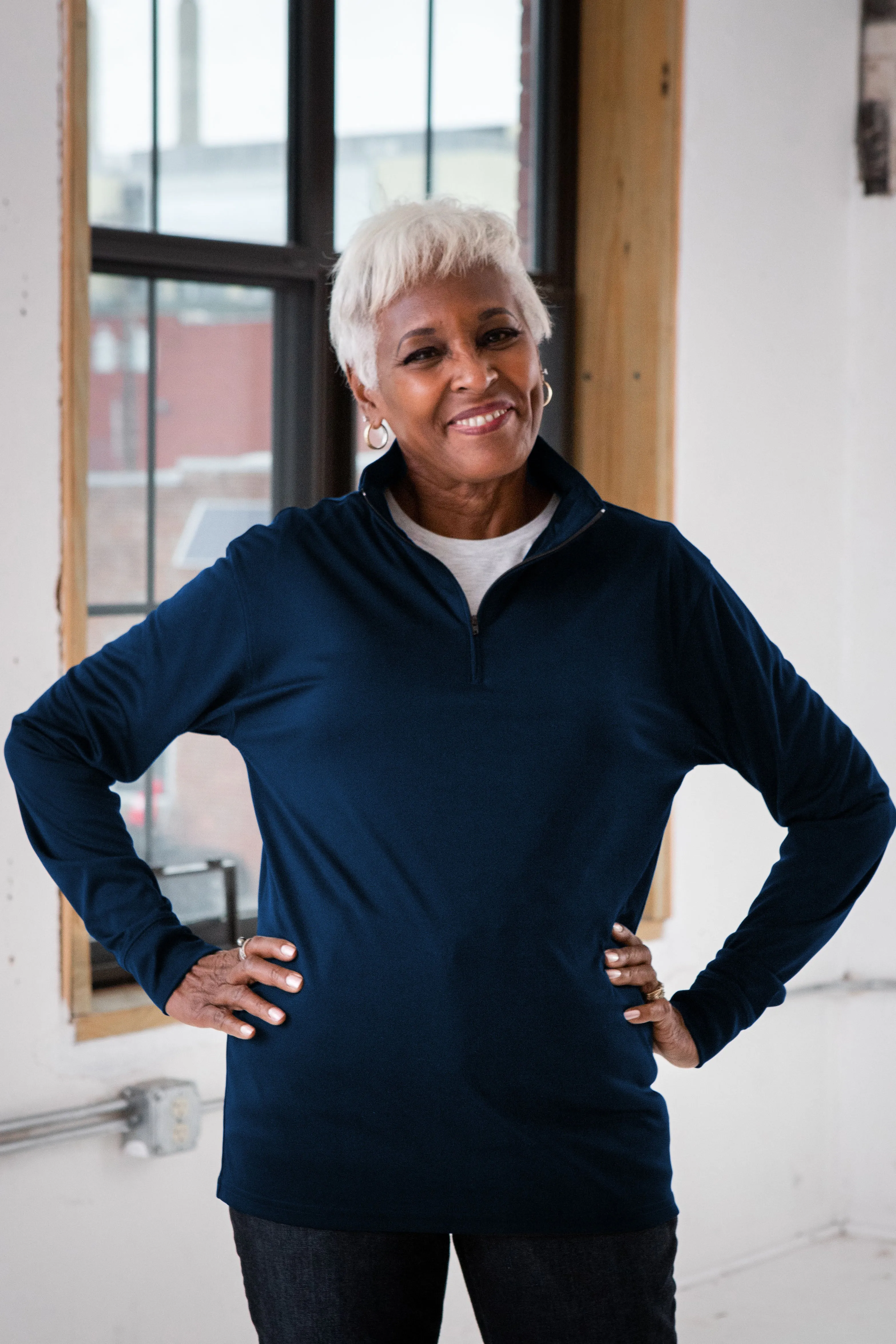 Unisex Performance Poly 1/4 Zip