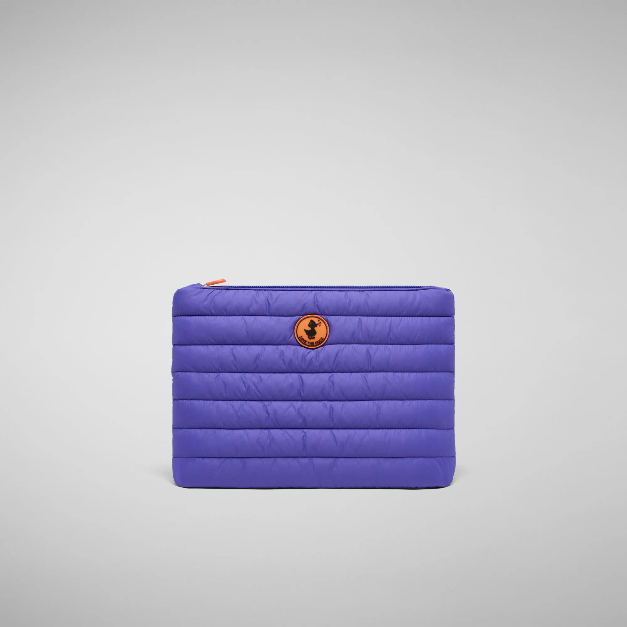 Unisex quilted pouch big shaula in deep purple