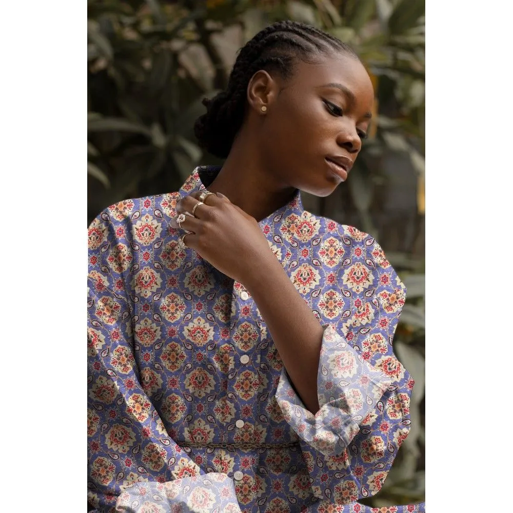 Vintage Paisley Viscose / Rayon Fabric