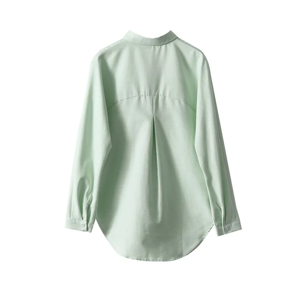 Women Long Sleeve Vintage Shirts