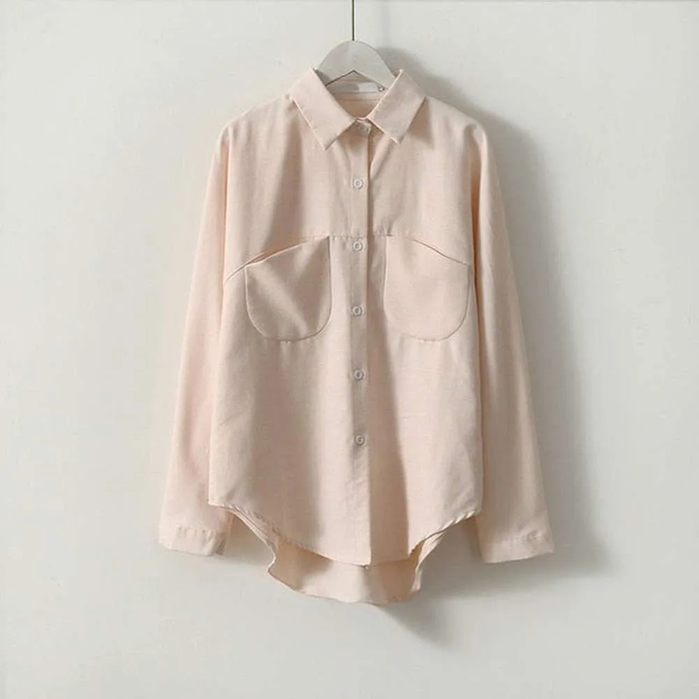 Women Long Sleeve Vintage Shirts