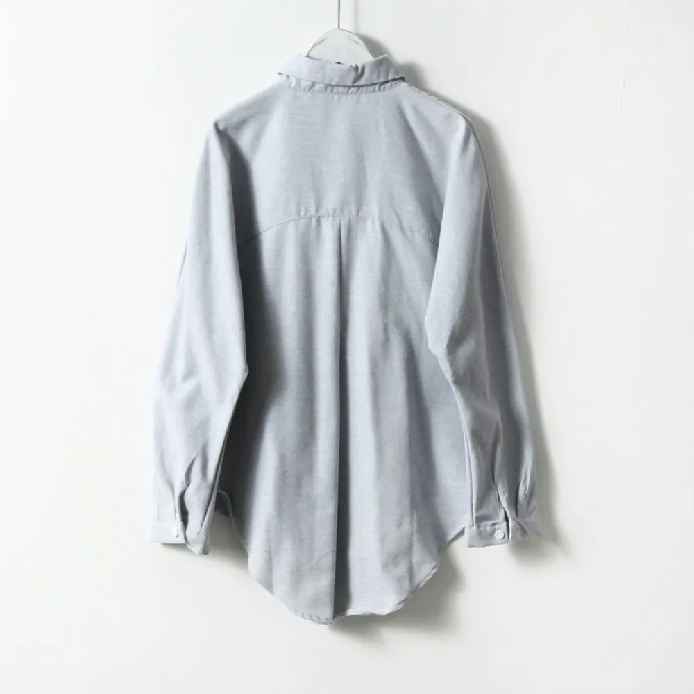 Women Long Sleeve Vintage Shirts