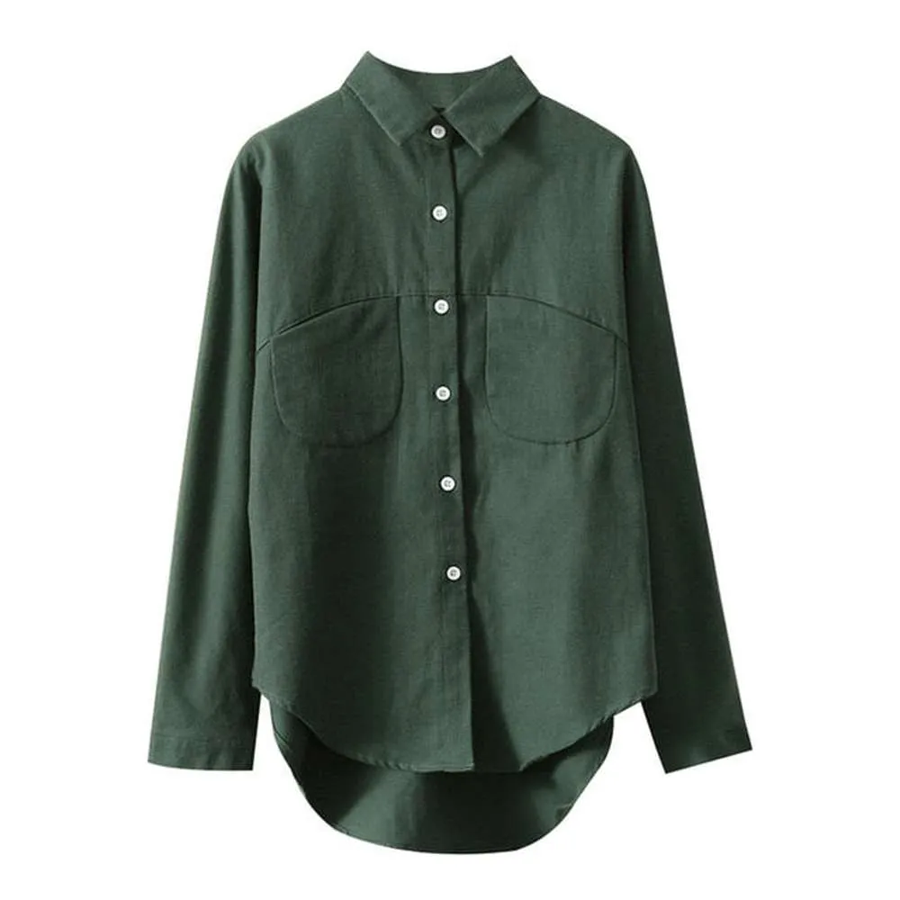 Women Long Sleeve Vintage Shirts